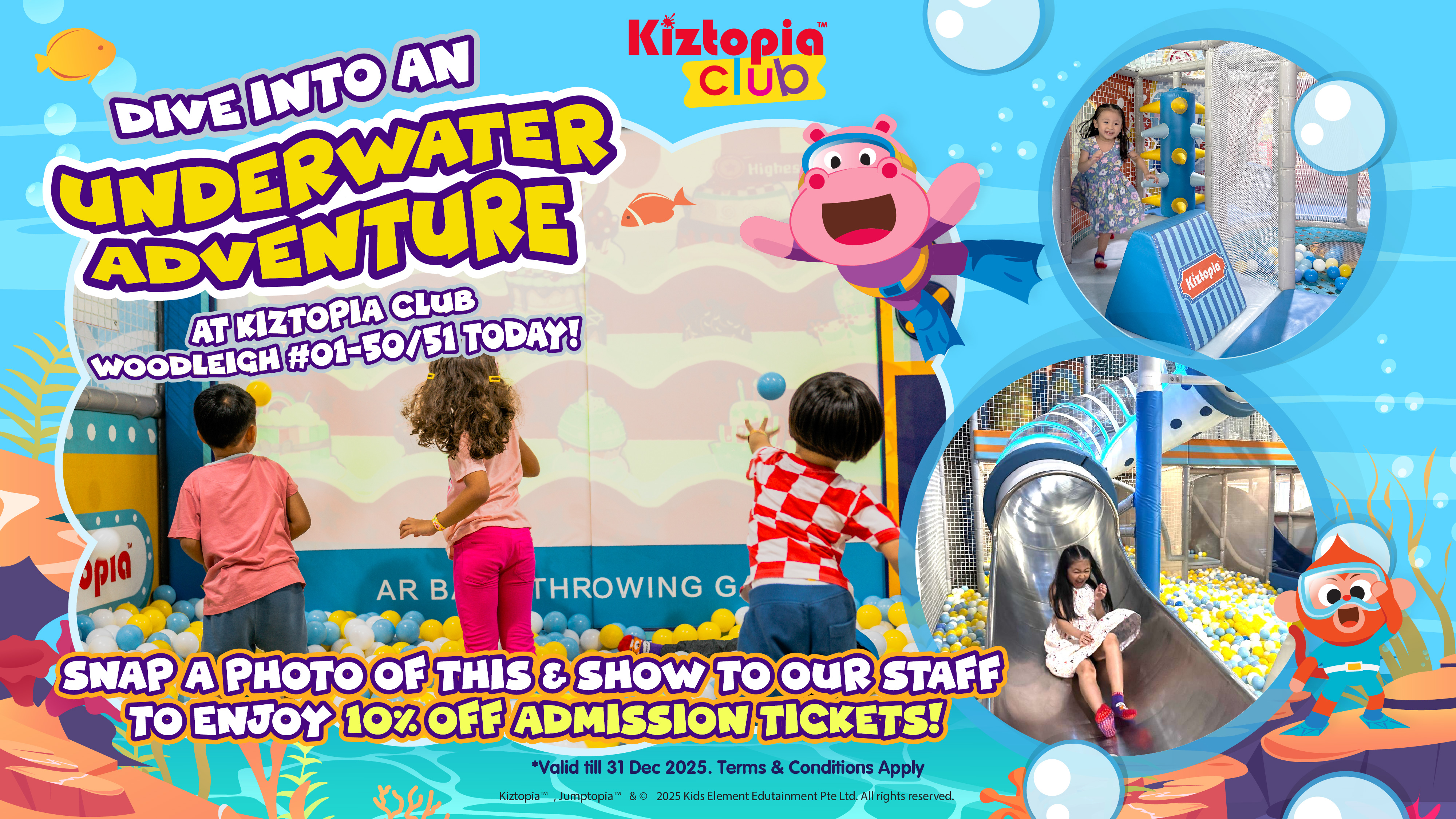 [Kiztopia] 10% OFF Admission Tickets